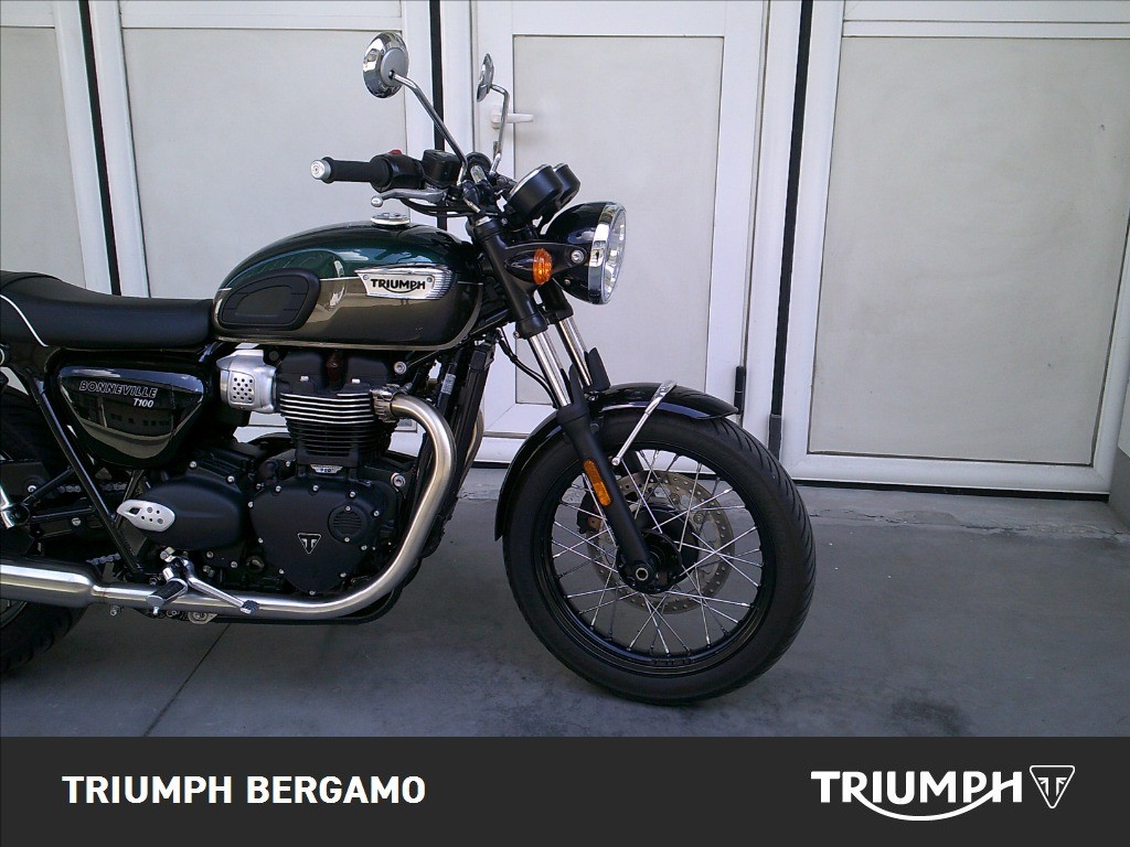 TRIUMPH Bonneville 900 T100 Competition Green/Ironstone E5